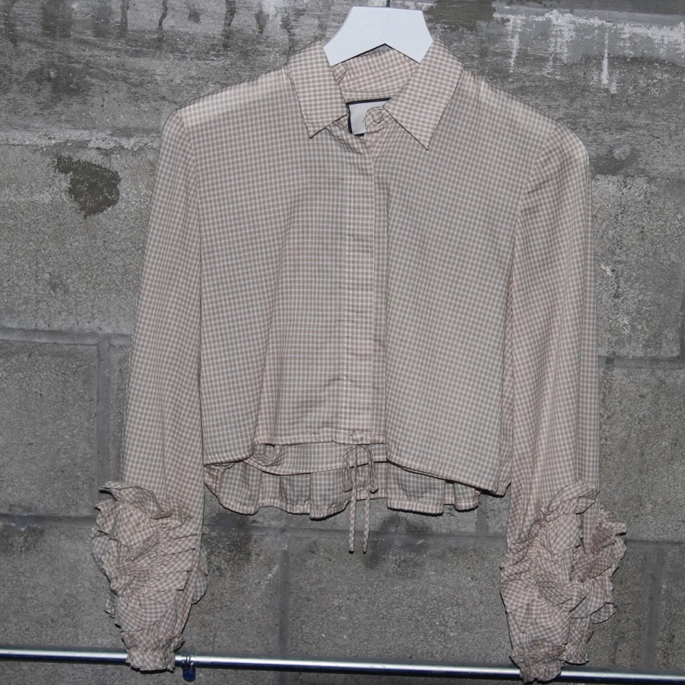 Alexis Cropped Dress Shirt